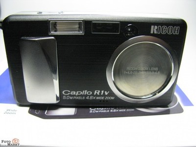 Ricoh Digital Camera Caplio R1V 4,8x Wide Zoom Lens (2x AA Mignon)