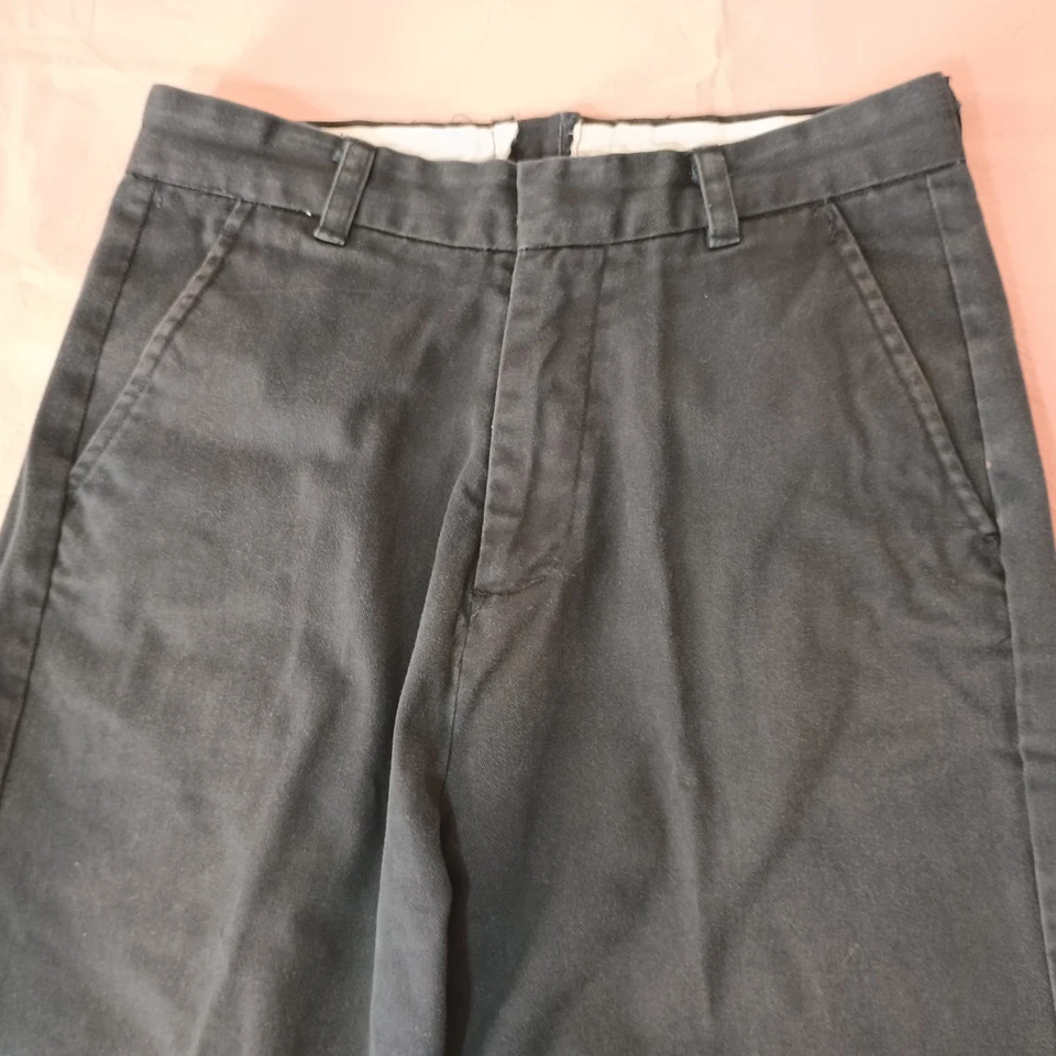 Genuine School Uniform Boys Size 16 Dress Pants 4 Pockets Navy Blue Cotton Blend - Image 2 of 4