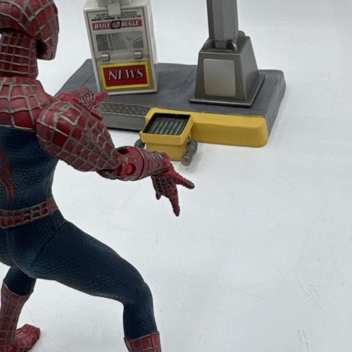2002 Spider Man Movie Series 2 Web Swinging Spider Man Actionfigur (ToyBiz) - Bild 7 von 16