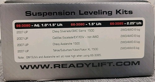 ReadyLift 2.25'' Front Leveling Kit for 2007-2018 Chevrolet/GMC - 66-3085 - Foto 4 di 5