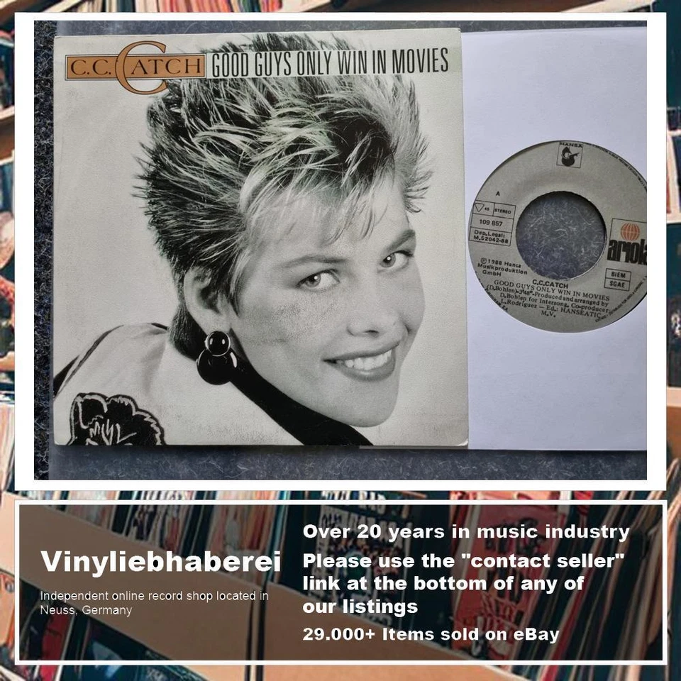 C.C. Catch - Good guys only win in movies 7'' Single SPAIN - Image 4 of 4