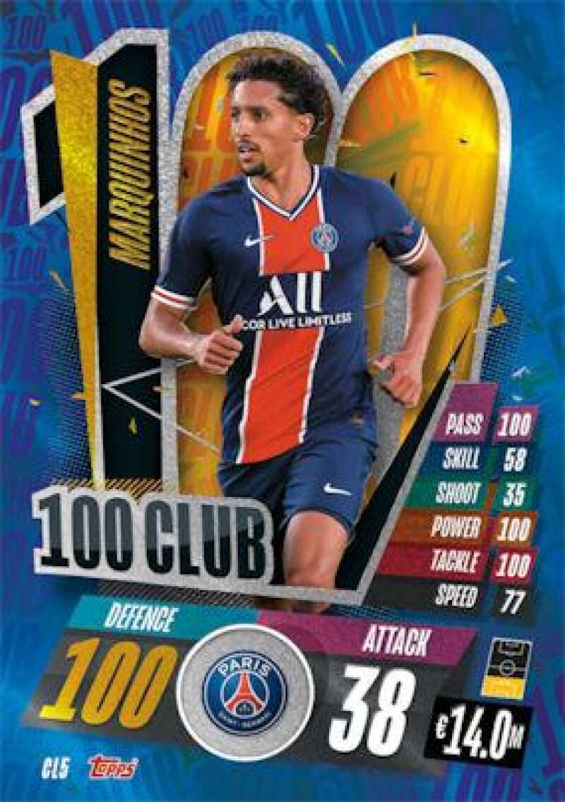 2020-21 Topps Match Attax UEFA Champions League 100 Club