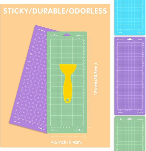 1/3/6/8x Grip Cutting Mat for Explore Air/Maker 12x12 Standard/Mixed Adhesive - Picture 47 of 64