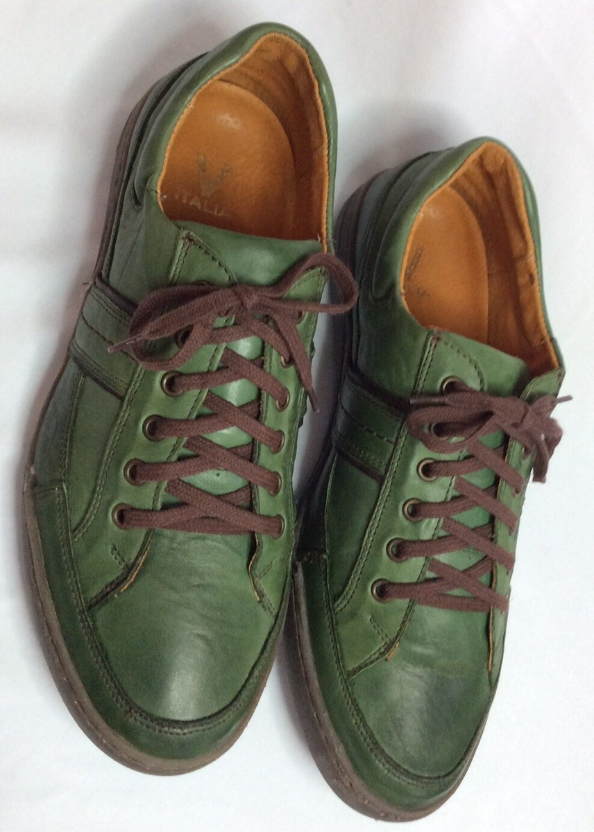 V Italia Lace Up Leather Casual Shoes Size Mens 10/EU 43  display picture 3