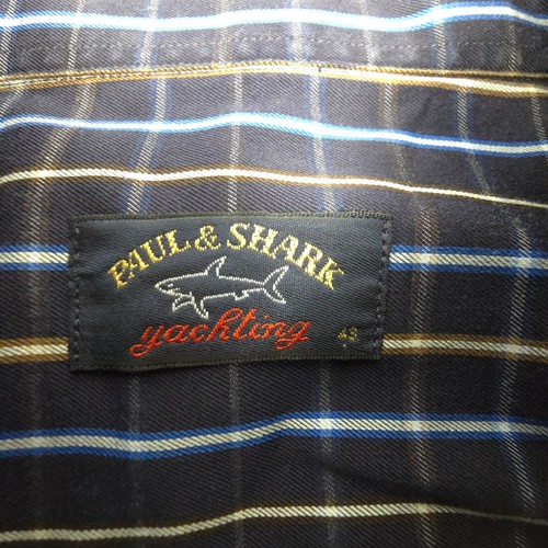 Paul & Shark Shirt Mens XLARGE Blue Plaid Long Sleeve Button Down Casual Size XL - Picture 3 of 9