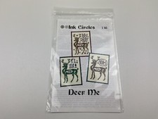 Ink circles Deer Me Counted Cross Stitch Patt...