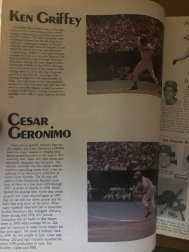 CINCINNATI REDS 1980 SCOREBOOK KEN GRIFFEY ALL-STAR MVP BIG RED MACHINE - Picture 2 of 3