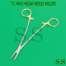 10 T/C Mayo Hegar Needle Holder 6" Serrated Dental Surgical