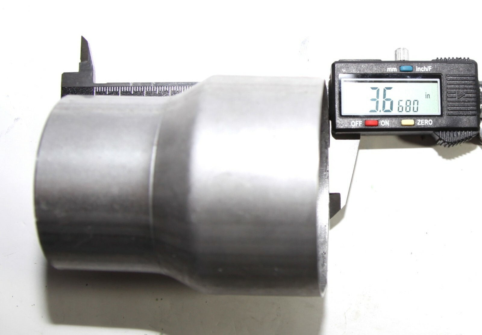 2PC Universal Aluminized Steel Exhaust Pipe Reducer 3.6"Length 3" ID