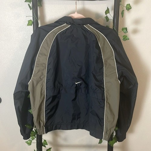 Vintage 90s NIKE Two Tone Windbreaker Jacket Size L Kids Fits like a small women - Picture 5 of 7