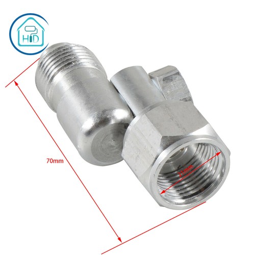 Adattatore girevole spray airless diverse angolazioni con supporto ugello per 7/8''F-M - Foto 2 di 9