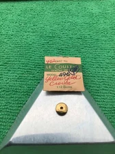 Jaeger LeCoultre 14K Gold Backwind Crown Cal. 496 Part 402, NOS