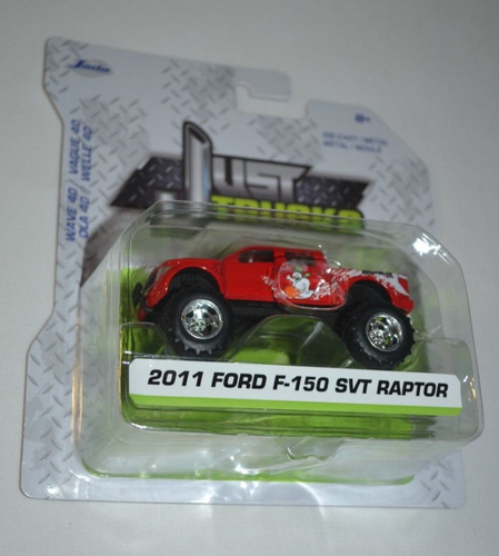 JADA 2023 JUST TRUCKS - 2011 FORD F-150 SVT RAPTOR RED WAVE 40 - Picture 1 of 4