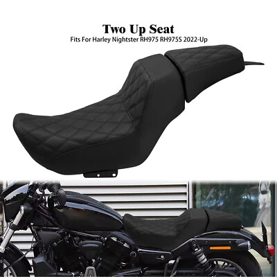 Driver Passenger Seat Black Stitching For Harley Nightster RH975S RH975 22-25 - Image 1 of 4