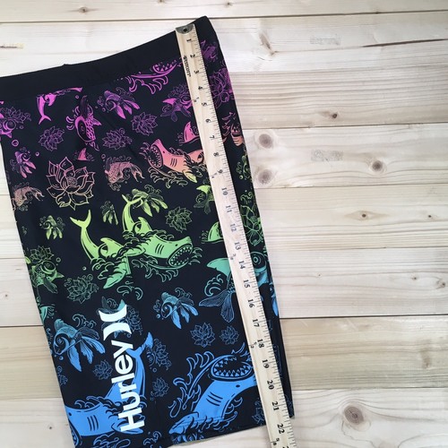 Hurley Koi Fish Board Shorts Boy's Size 20 Waist 32 Surf Swim Trunks 4063-062 - Picture 11 of 12