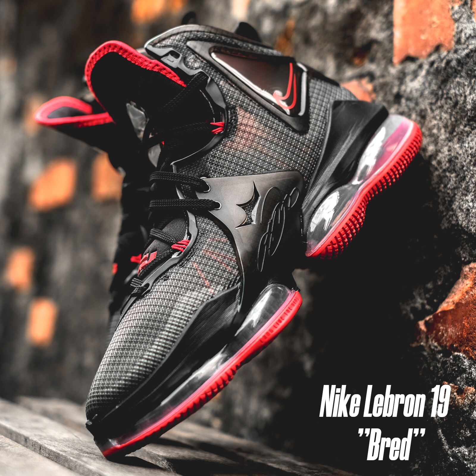 Nike Lebron XIX EP 19 Bred James Black 