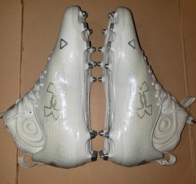 UNDER ARMOUR HIGHLIGHT MC FOOTBALL CLEATS WHITE 3026410-102 MEN\'S Sz 12.5 NWOB UNDER ARMOUR HIGHLIGHT MC FOOTBALL CLEATS WHITE 3026410-102  main image 4