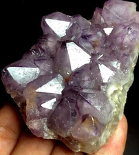 164g 1PC WOW! Super Elestial Skeletal Amethyst Quartz Crystal &Pyramid   g228