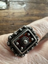 Finn Jensen Sterling Silver ring Norway Norwegian filigran bunad 668