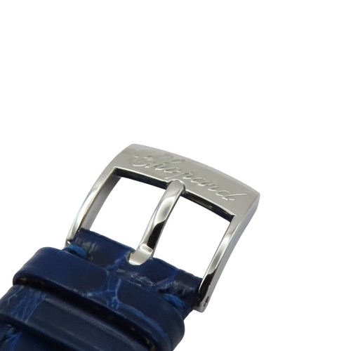 CHOPARD Happy Sport Diamond Watch Stainless Steel Blue Leather 1487675 - Picture 10 of 16