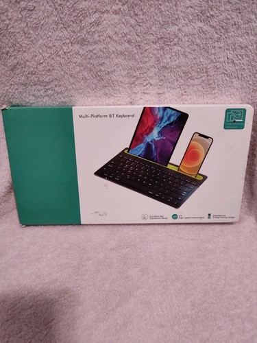 Multi-Device Rechargeable Bluetooth Wireless Keyboard Universal - 第 1/3 張圖片