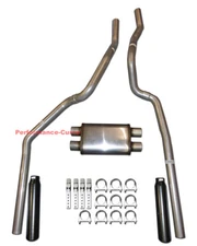96-99 Chevrolet GMC Truck 5.7L Mandrel Dual Exhaust w/ Peformance Muffler