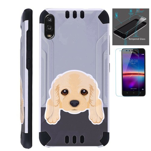COMBAT For TCL A2 A2X A1 Phone Case Cover +TEMPERED GLASS SCREEN PROTECTOR Q17 - Zdjęcie 18 z 25