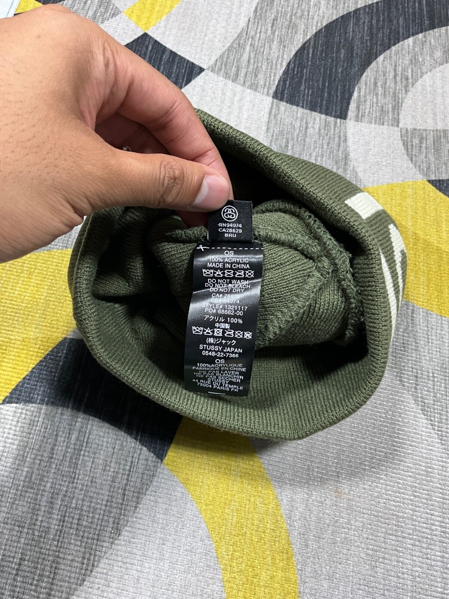 Stussy SS Link Skullcap Beanie - Olive | eBay