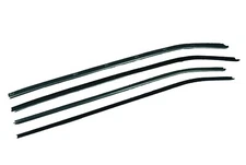 Weatherstrip Seals, Window Felt, Inner, Outer, Fits Chevrolet, Set of 4