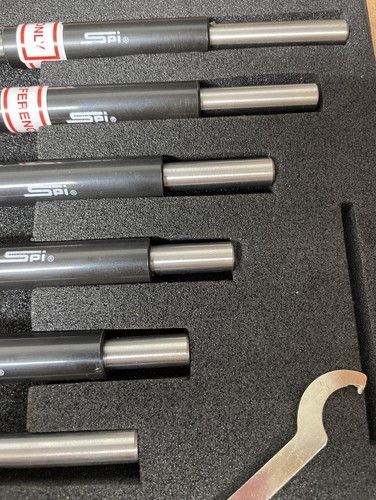 NEAR MINT 6 PC SPI Outside Micrometer Set 6 to 12″ Range 6 Pc Carbide 17-637-0 - Picture 18 of 24