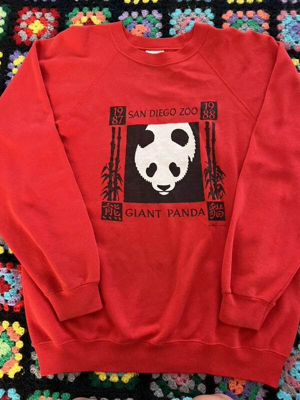 1987 1988 Res San Diego Zoo Panda Exhibit Sweatshirt eBay