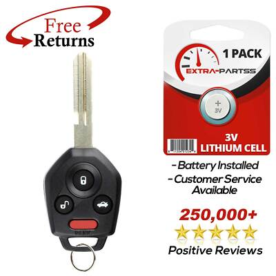 Remote Key Fob 62 Chip for 2011 2012 2013 2014 Subaru Tribeca