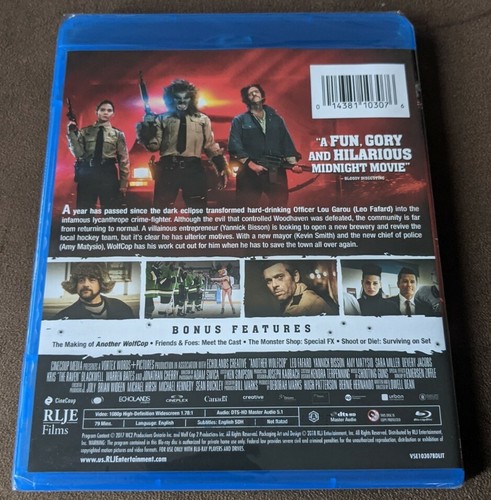 Another Wolfcop Blu-ray Horror/Comedy Brand New Factory Sealed - Picture 2 of 2