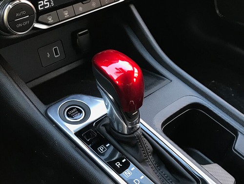 Gear Shift Knob Shifter Lever Trim 1pcs For Nissan Sentra Sylphy 2020-2022 Red - Picture 10 of 12
