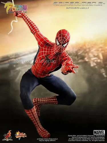 Figura de acción Hot Toys Mms143 1/6 Spider-Man 3 Spider-Man en stock