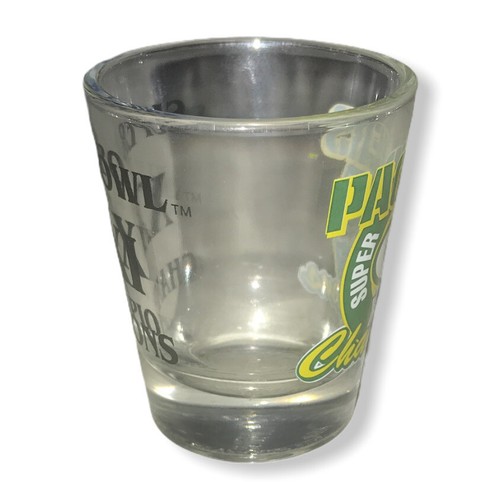 PACKERS Super Bowl XXXI champions Shot Glass Collectible 1996 NFL - Picture 4 of 6