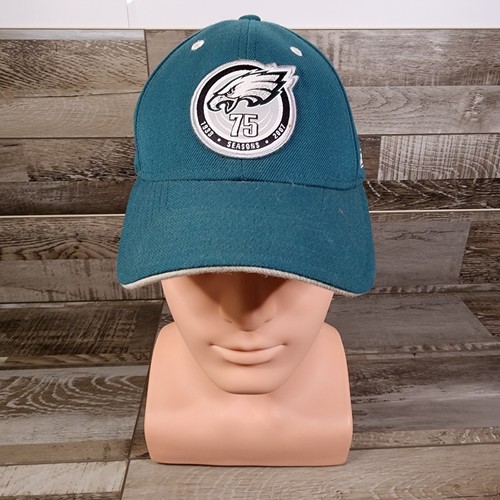 Philadelphia Eagles Reebok NFL 75 Seasons 1933-2007 Strapback Green Hat - Bild 3 von 15