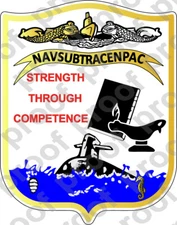 STICKER USN NAVSUBTRACENPAC Pearl Harbor