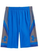 Under Armour Kids Space The Floor Shorts Big Kids Ultra Blue/Graphite 1203 Sz XS