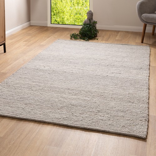 Steffensmeier Handweb Teppich Leo -  Schurwolle - Wollteppich - mit Fusselstopp - Bild 3 von 31