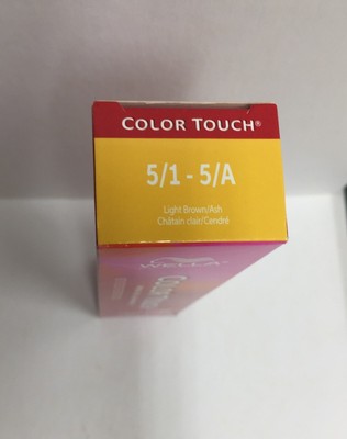 Wella Color Touch 5/1 - 5/A Light Brown/Ash, 2 oz