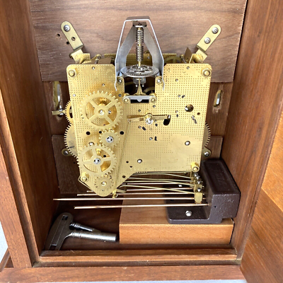 Urgos Tempus Fugit Germany 2 Jewels Westminster Chime Key Oak