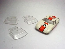 T-JET FORD GT WINDSHIELD.. NEW INJECTION MOLDED BY MODEL MOTORING