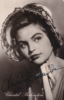 Autogramm - Christel Bodenstein - DDR-Karte - Progress Verlag