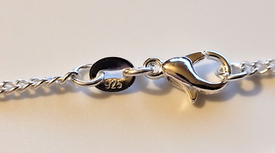 Chaîne De Cou En Argent Sterling - Longueur 46 Cm, Simple Et élégante, Sans Marque, Neuve