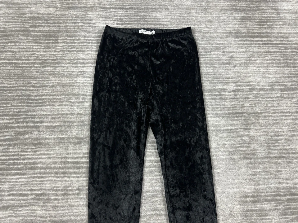 Leggings Eye Candy para mujer pequeños negros mezcla de poliéster sensación de microfibra Foto 2 de 4