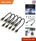 Short Hdmi Cable 1Ft 5-Pack High Speed 4K 2.0 Cord for Gaming, Home Theater