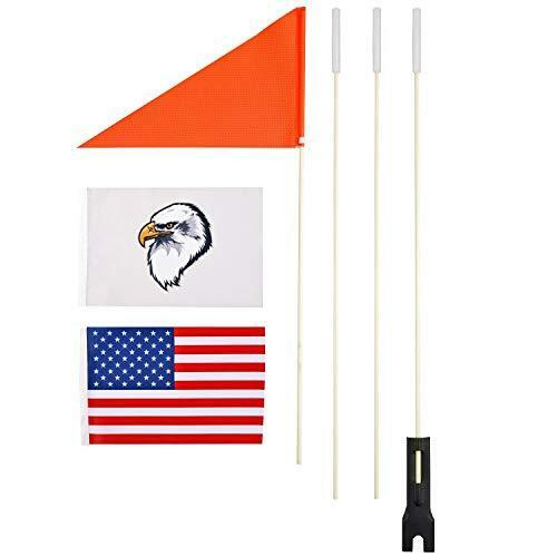 szlzhsm Bicycle Safety Flag 6' Safety Flag Bicycle Safty Flag Eagle and American - Picture 12 of 12