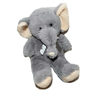 grey plush elephant