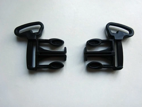2x BUGABOO Cameleon CLIP PART for waist harness/strap Seat/Carrycot Unit Frame